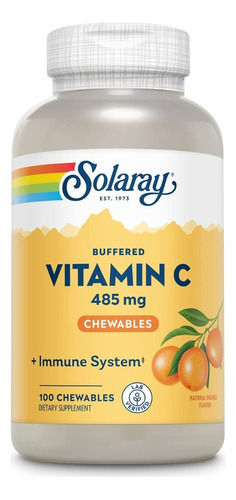 100 Tabs De Vitamina C Solaray - U - Unidad a $1990