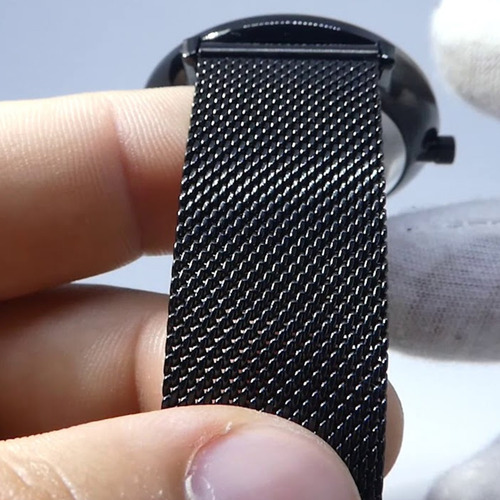 Relógio Masculino Com Pulseira Preta A Prova D'água Crrju