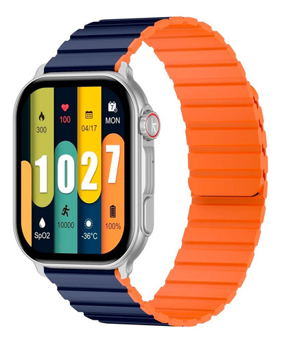Smart Watch Reloj Inteligente Sumergible Malla Doble Color