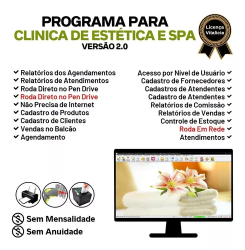 Programa Salão de Beleza e Estética com Agendamento e Vendas v2.0