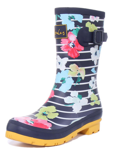 Botas Wellington De Joules Rain, Blue Stri B09882qtvv_310324