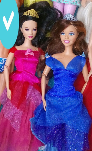 Barbie Bailarinas Roja Y Azul