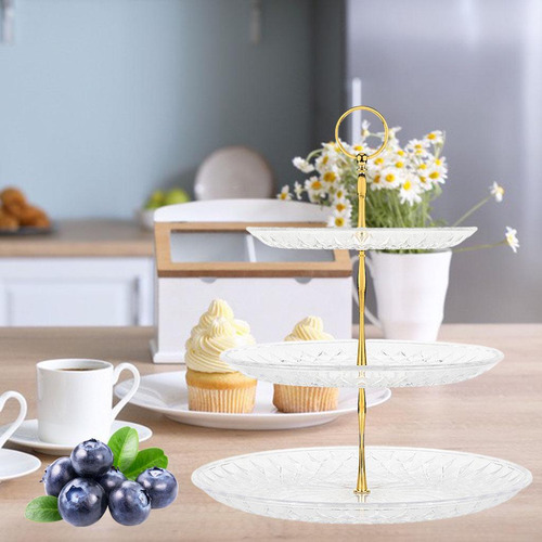 Soporte Para Cupcakes De Fiesta Autoayuda 3 Niveles Plato De