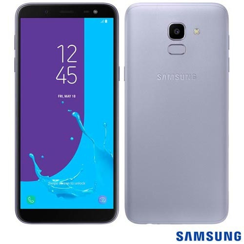 Celular Samsung Galaxy J6 Prata Tela 5,6 4g 64gb 13mp Smj604