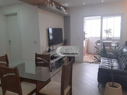 Imagem 1 de 22 de Apartamento Com 2 Dormitórios À Venda, 65 M² Por R$ 500.000,00 - Vila Baeta Neves - São Bernardo Do Campo/sp - Ap3354