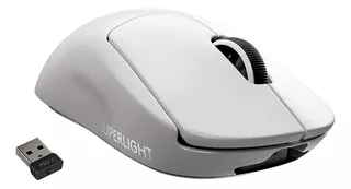 Mouse Pro X Superlight - Sensor Hero - 25k - 63 Gramos Color Blanco