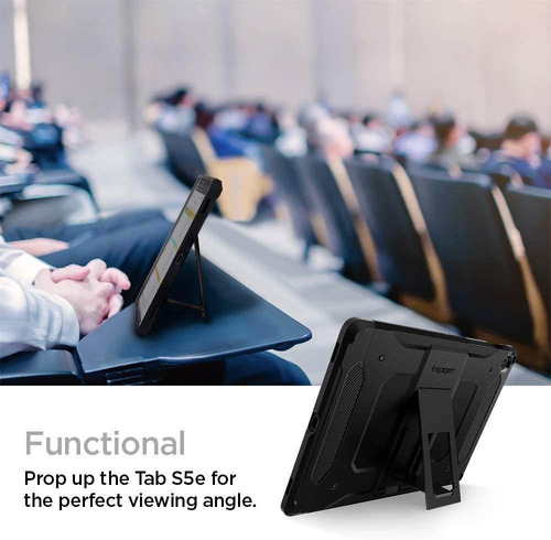 Imagen 3 de 6 de Funda Spigen Tough Armor Para Galaxy Tab S5e Negro