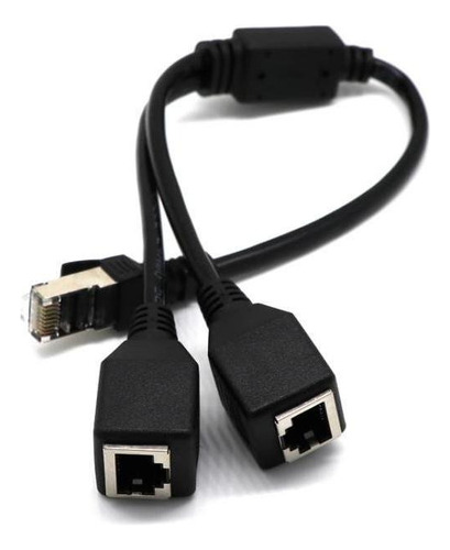 Adaptador Divisor Rj45 Y 1 A 2 Vías Puertos Hembra Dobles