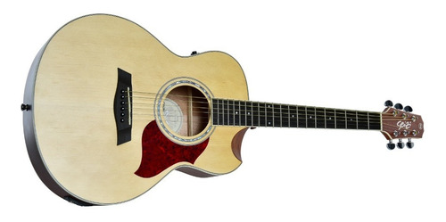 Imagem 9 de 9 de Violão Seizi Mini Nagoya Half Cutaway Natural Satin Com Bag