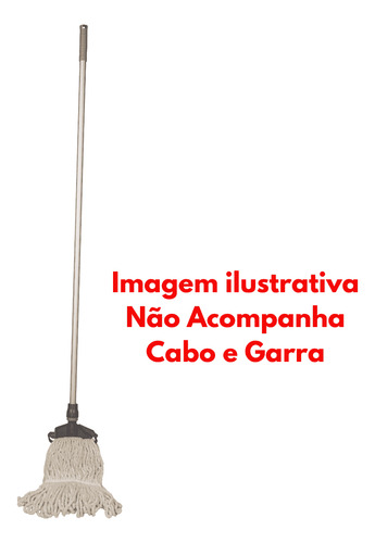 Refil Algodão Esfregão Profissional Para Mop Doblô 330g