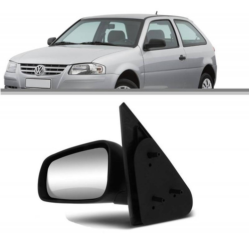 Retrovisor Gol G3 E G4 2 Portas 99/14 Le Regulagem Manual