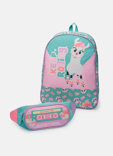 Mochila Lhama + Pochete Puket