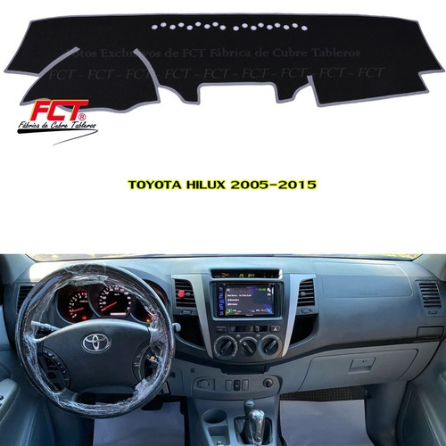 Cubre Tablero Toyota Hilux - 2006 2007 2008 2010 2014 2015 