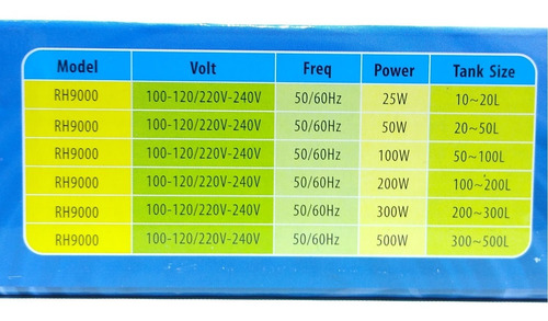 Rising 300w Calentador Automatico Para Acuario Con