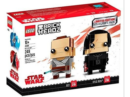 Pack Lego Star Wars Brickheadz De Rey Y Kylo Ren, Edición L