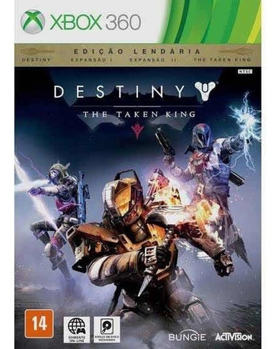 Destiny The Taken King Xbox 360 Física Lacrada Original Novo