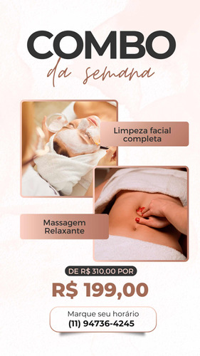 Limpeza De Pele Profunda E Massagem Relaxante