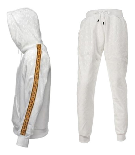 Conjunto Sudadera Con Gorro Y Pans De Terciopelo Deportivo