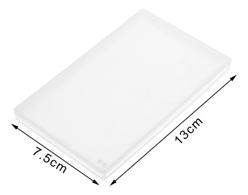 Placas De Arena Movediza Acrílicas Diy, 4 13cm X 7,5cm