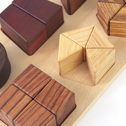 Rompecabezas De Forma De Madera Juguete De Clasificación De
