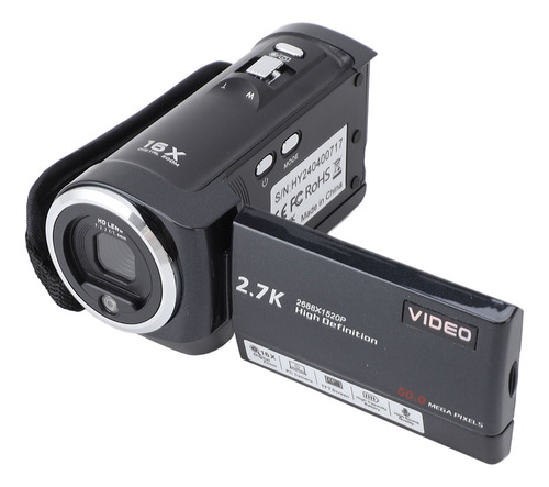 Videocámara Profesional De 2,7 K Con Pantalla Hd De 2,8 PuLG