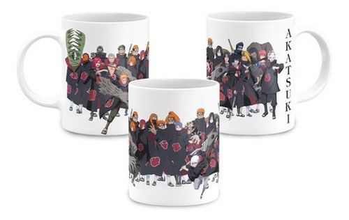 Caneca Akatsuki Personagens - Naruto Shippuden