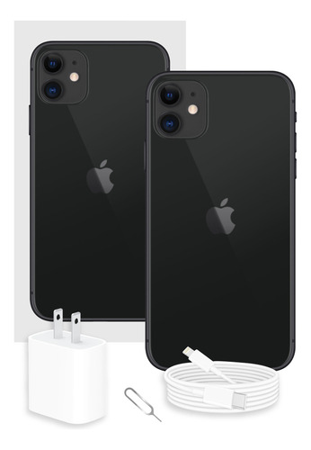 Apple iPhone 11 64 Gb Negro Con Caja Original  (Reacondicionado)