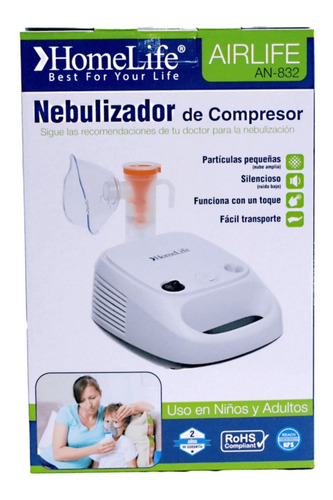 Nebulizador Portátil Homelife An-832