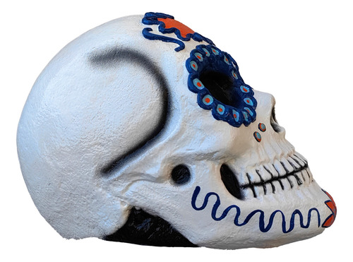 Calavera De Azúcar Echa De Látex Decorativo 10 Piezas