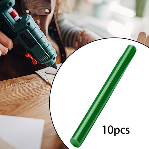 4 Barras De Pegamento Derretidas Evstrips, Color Verde