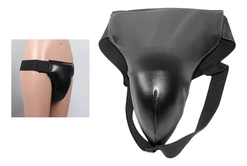 Protector De Entrepierna Con Suspensorio Ajustable Negro L