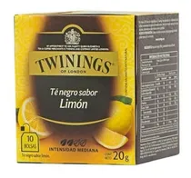 Comprar Te Twinings Limón Caja X 10 Saquitos De 20 Gramos