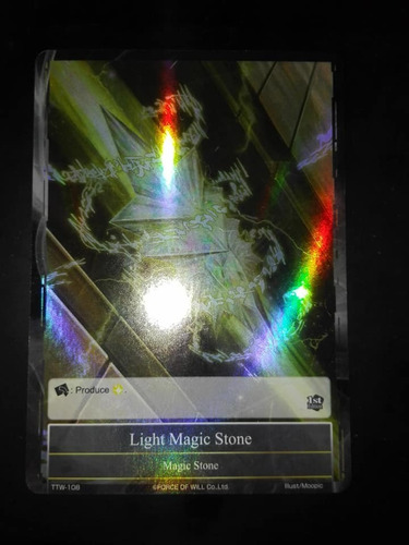 Light Magic Stone - The Twilig-carta Brillante Force Of Will