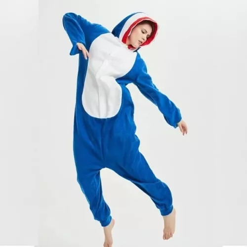 Pijama Tiburon Kigurumi Kawaii Polar Entero Adulto