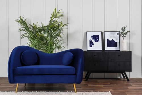 Love Seat Vintage Salas Modernas Sillones Minimalistas Color Agua