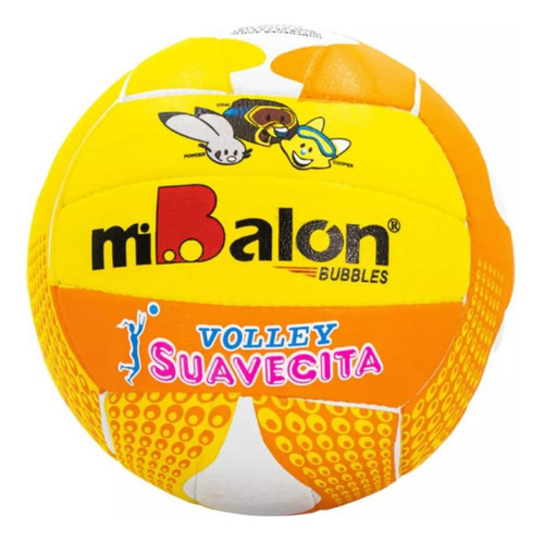 Pelota De Voley Mibalon Celular Colores #5 Naranja