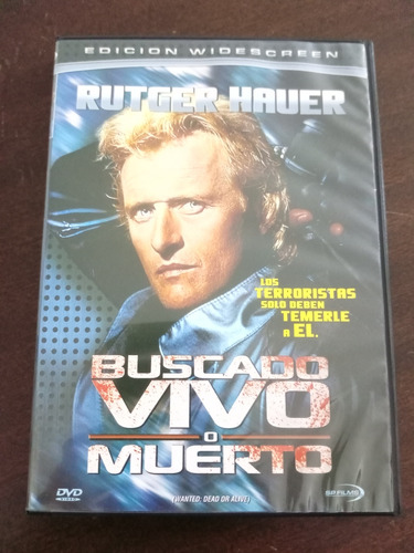 Dvd Buscado Vivo O Muerto, Rutger Hauer (año 1987) 