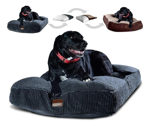 Floppy Dawg Extra Large Dog Bed Con Dos Fundas Extraíbles, L