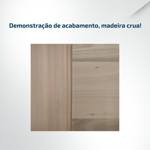 Kit Porta Pronta Maciça 214x87cm Eucalipto Esquerda Pm58