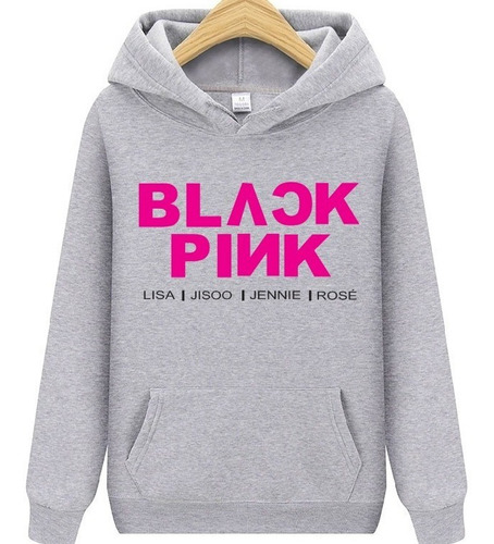 Sudadera Moda Kpop Blackpink Rose Jennie Jisoo Lisa Logo