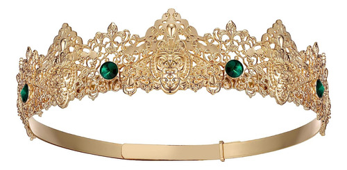 Accesorios De Disfraces De Tiara De La Corona De Bronce Anti