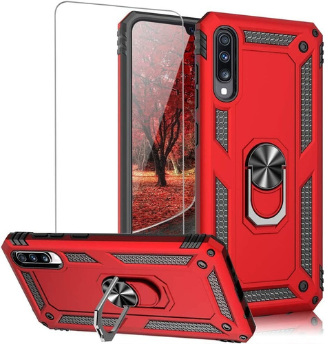 Estuche - Forro Tech Armor Le-yi Anillo Samsung Galaxy A50