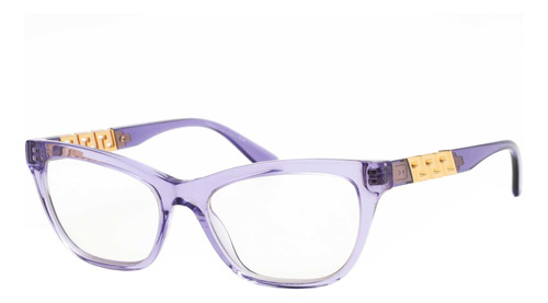 Gafas Versace 0ve3318 5353 Para Mujer, Color Violeta Transpa