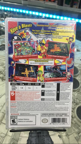 Imagen 2 de 3 de Super Bomberman R - Swicht Fisico Nuevo Sellado