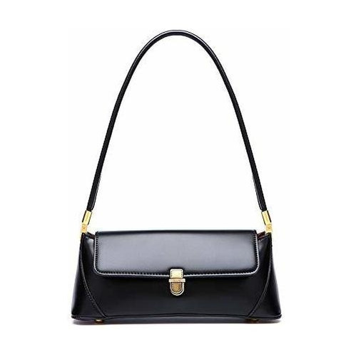 Mujeres Hombro Negro Bolsas Vintage Handbag Retro Wj36w