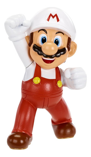 World Of Nintendo - Figura De Fire Mario De 3 Pulgadas (ser.