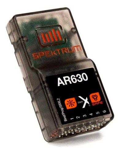 Spektrum Ar630 6 Canales As3x - Receptor Seguro, Spmar630, N