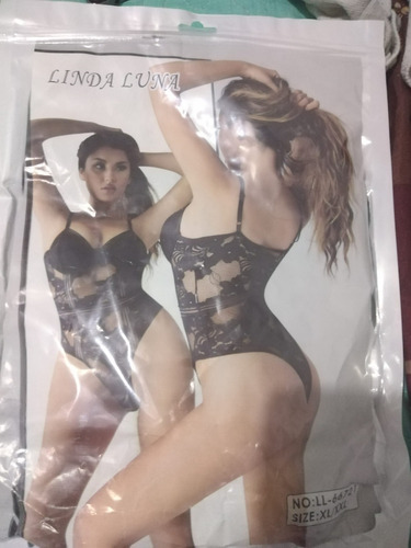 Body De Encaje Negro 