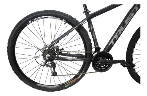 Bicicleta Aro 29 Trust Tx 200 - 24 Velocidades - Aluminio Cor Grafite Tamanho Do Quadro 21