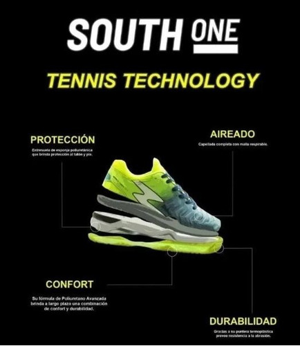 Zapatillas Tenis Padel South Slam All Court - Local Olivos